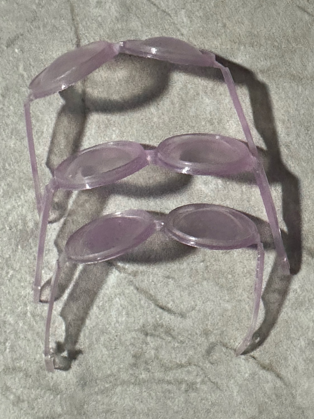 Vintage Barbie sunglasses round purple 1960’s 1970’s (3) - Picture 5 of 8